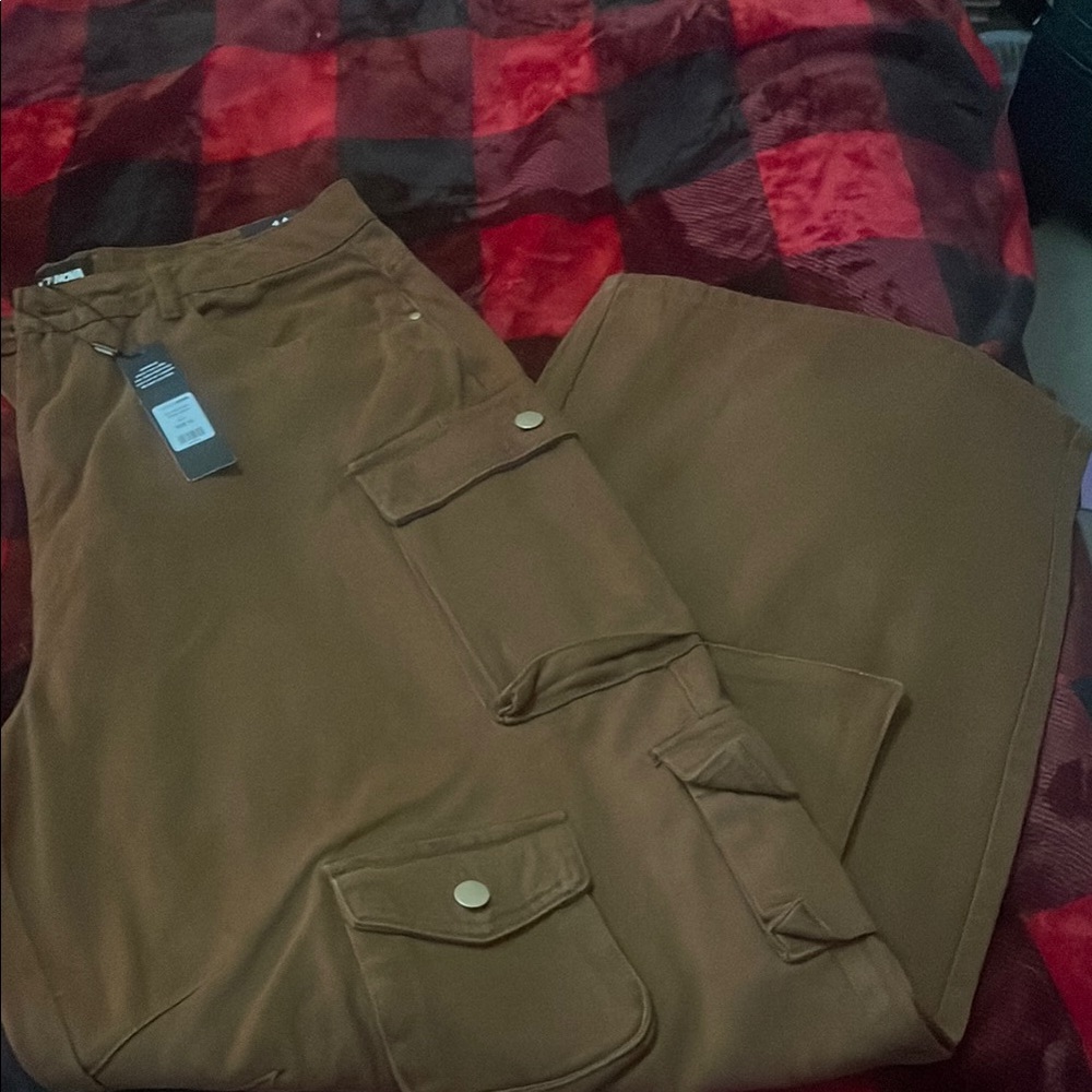 Men's Brown Cargo Pants